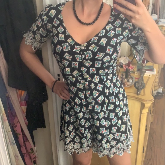 Betsey Johnson Pants - 😍 VINTAGE BETSEY JOHNSON RAYON ROMPER